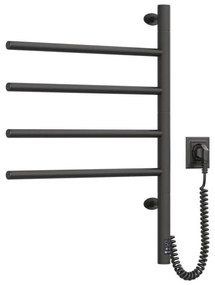 Elektryczny suszarka na ręczniki ARABESQUE 150W/230V 64,6cm IP44 czarna