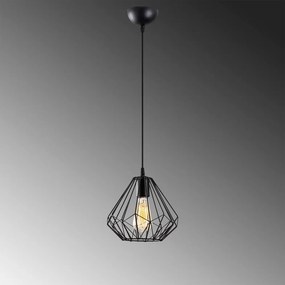 Czarna lampa wisząca ø 23 cm Diamond – Opviq lights