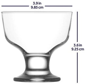 Szklane pucharki zestaw 6 szt. 0.285 l – Hermia