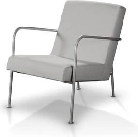 Pokrowiec na fotel Ikea PS kolor szary tkanina strukturalna