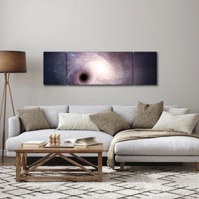 Obraz - Galaktyki spiralne (170x50 cm)