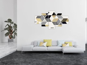 Obraz - Kształty geometryczne N⁰1 (125x70 cm)