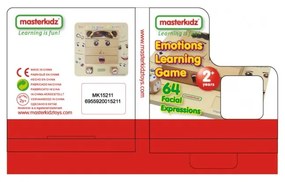 Masterkidz nauka emocji gra drewniana montessori