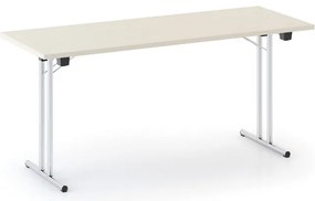 Składany stół konferencyjny FOLDING, 180x80 cm, brzoza