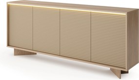Komoda RIGATO 203,9 cm do Salonu Sypialni Odcienie beżu
