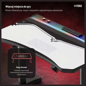 Podkładka ochronna na biurko Diablo X-Forge 120 cm, Nightwolf Moon