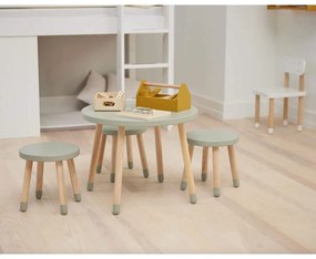Zielony stolik Flexa Dots, ø 60 cm