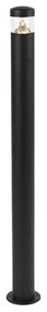 Zewnetrzna Nowoczesna lampa zewnętrzna czarna 100 cm IP44 z LED - Roxy Nowoczesny Oswietlenie zewnetrzne