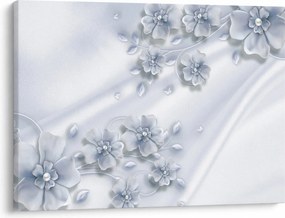 Obraz - kwiatowy wzór (70x50 cm)