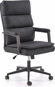 Nowoczesny czasrny fotel obrotowy W4-E16