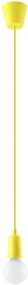 Żółta lampa wisząca w stylu industrialnym - EX541 W6-P62