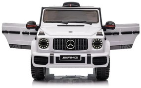 Baby Mix Samochód elektryczny dla dzieci Mercedes-Benz G63 AMG, biały