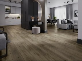 Mexen Perry próbka paneli winylowych SPC 6,5 mm, podkład IXPE 1,5 mm, 4 V-Fuga, Dąb - F1021-S