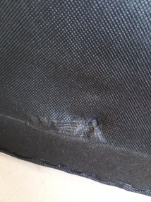 PROMOCJA Rozkładana obustronna sofa narożna do L LIVARO 251x140 cm, kremowa II. jakość
