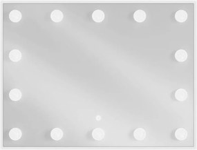 Mexen Dona lustro łazienkowe podświetlane 80 x 60 cm, LED 6000K, antypara - 9818-080-060-611-00