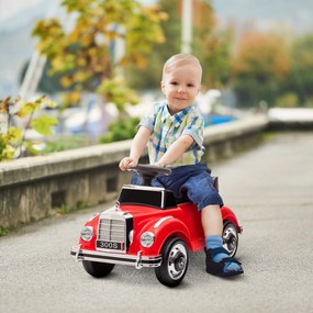 AIYAPLAY Mercedes Benz Design 300 S Dziecięcy Pojazd do Zjeżdżania, Czerwony