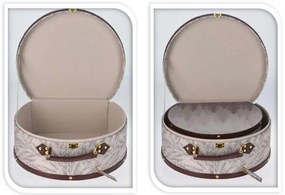 Zestaw pudełek dekoracyjnych w kształcie walizeczek, 2 szt