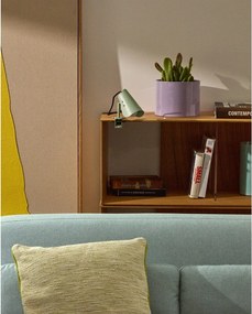 Zielona metalowa lampa stołowa z klipsem (wysokość 16 cm) Jula – Kave Home