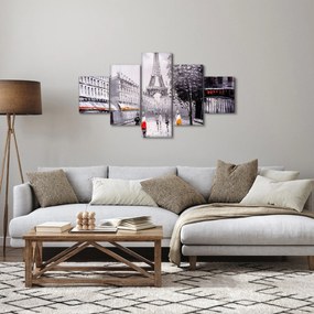 Obraz - Obraz olejny, Paryż (125x70 cm)