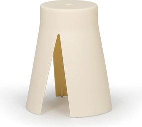 Plastikowy stołek RIKO, beżowy