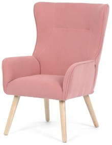 Fotel na uszach PINK2, różowy