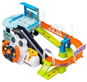 Woopie parking garaż z interaktywną kierownicą + 4 auta