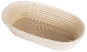Rattanowy koszyk do wyrastania chleba Orion Listki, 32x15 cm