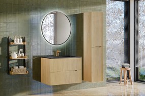 Szafka pod umywalkę NORDIC CREMONA 2S 80cm dąb cremona COMAD
