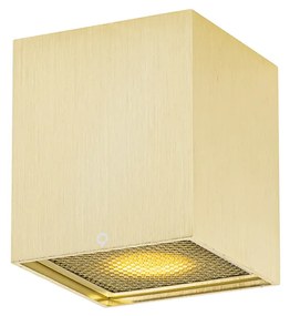 Designerski reflektor złoty - Qubo HoneyDesignerski Oswietlenie wewnetrzne