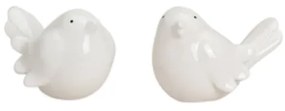 Ceramiczny ptaszek BIRDAMIC 9 cm - różne warianty Kolor: Biały