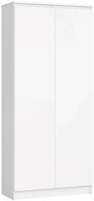 Biały regał do salonu lub biura D0-G57