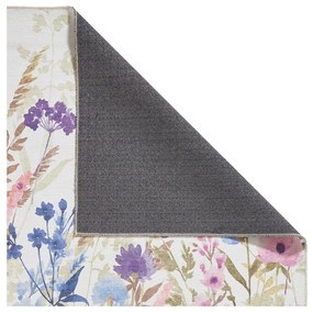 Fioletowy dywan odpowiedni do prania 122x170 cm Country Floral – Catherine Lansfield