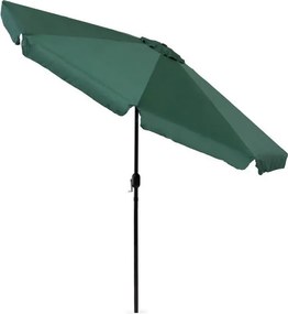 Regulowany, składany parasol ogrodowy SL-UM003B łamany, zielony, 3 m