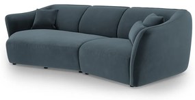 Niebieski aksamitny narożnik Tokyo – Cosmopolitan Design