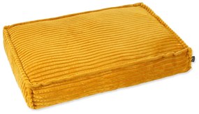 Musztardowy materac dla psów 100x70 cm Dog Fantasy Stripe – Plaček Pet Products