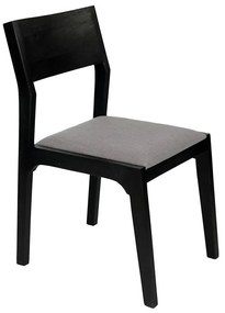 Eglo 424962 - Krzesło do jadalni CALAMBA 84x55 cm czarne/szare