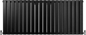 Grzejniki panelowe designerskie, matowo czarne, 600 mm x 1400 mm