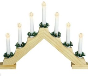 Świecznik drewniany Adwent, 41 x 30 x 5,5 cm