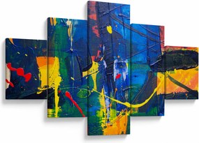 Obraz - Abstrakcja (125x70 cm)