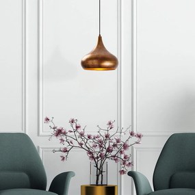 Lampa wisząca z metalowym kloszem ø 26 cm Muba – Opviq lights