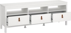 Szafka pod telewizor z szufladami Madrid biały mat