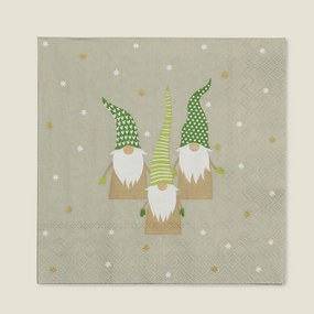 Serwetki świąteczne Gnomes 20 szt.
