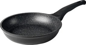Patelnia z odlewu aluminium 24 cm Lacor Eco Piedra Black z powłoką nieprzywierającą 3-warstwową, na wszystkie rodzaje kuchenek, w tym indukcyjne