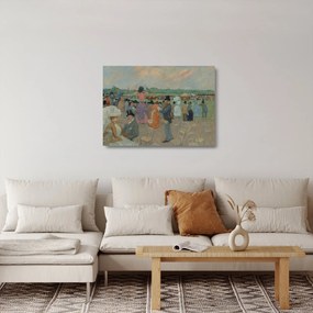 Obraz na szkle - Jean-Louis Forain, The Races at Longchamp, reprodukcje (70x50 cm)