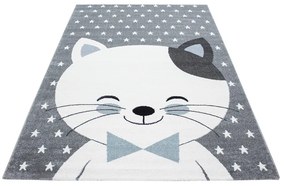 Dywan dziecięcy Kids Kotek niebieski 80 cm x 150 cm