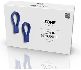 Niebieskie silikonowe haczyki zestaw 2 szt. Loop – Zone