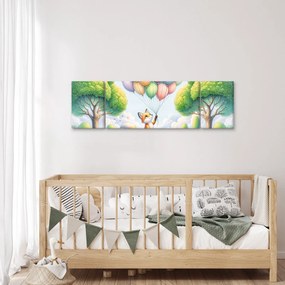 Obraz – Szczęśliwy lis (170x50 cm)