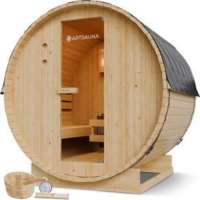 Fińska sauna beczkowa Ø 190 × 180 cm