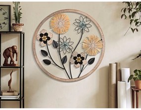 Metalowa dekoracja ścienna Floral – Mauro Ferretti