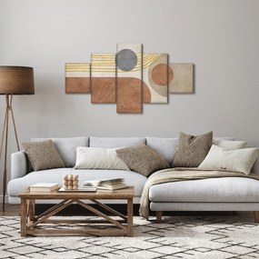 Obraz - Nowoczesny kolaż (125x70 cm)